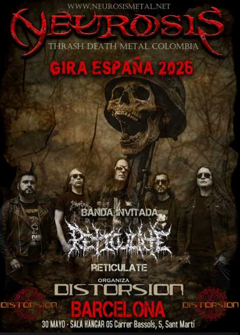 Los colombianos Neurosis grabarán su concierto en Barcelona