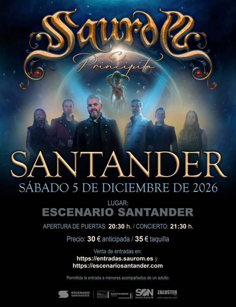 Saurom visitará Santander el 5 de diciembre