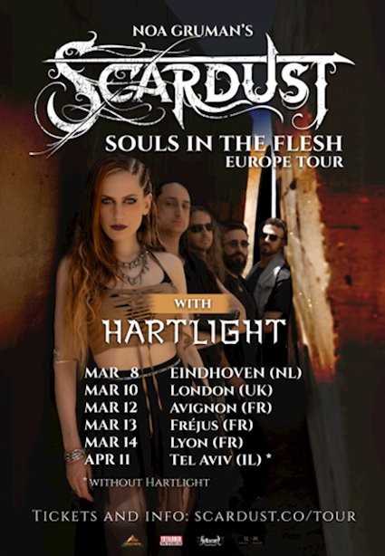 Scardust anuncia su gira «Souls In The Flesh Europe Tour 2026»