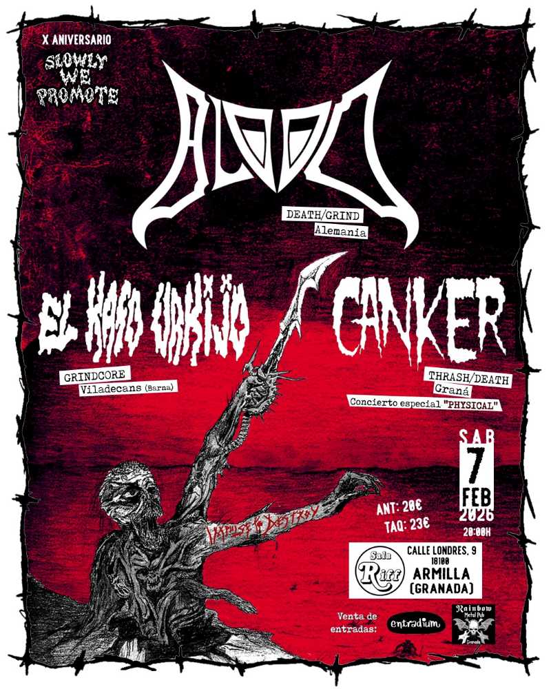 Este sábado 7 de febrero en Granada concierto de X aniversario de la asociación Slowly We Promote