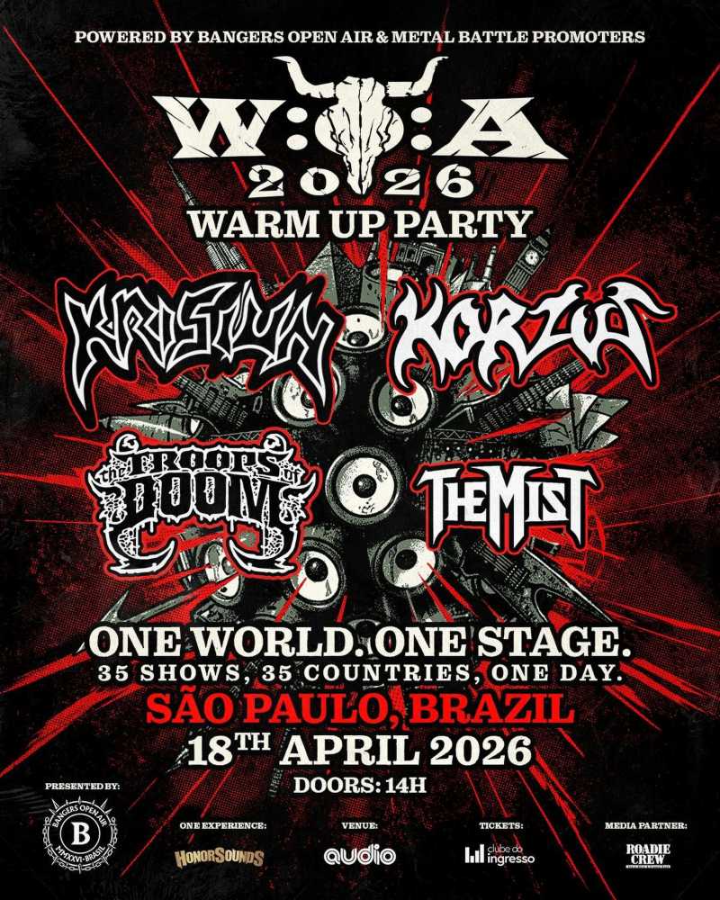 Edición en Sao Paulo (Brasil) de la Warm Up Party del Wacken 2026