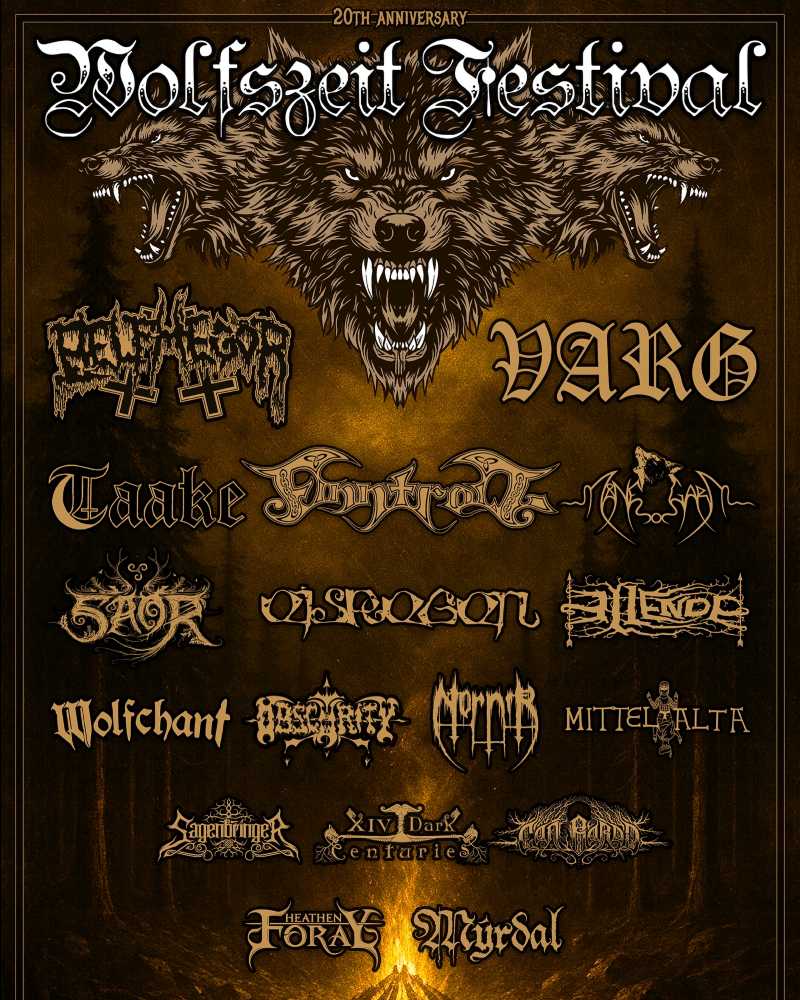 Actualizamos el cartel del Wolfszeit Festival de Alemania