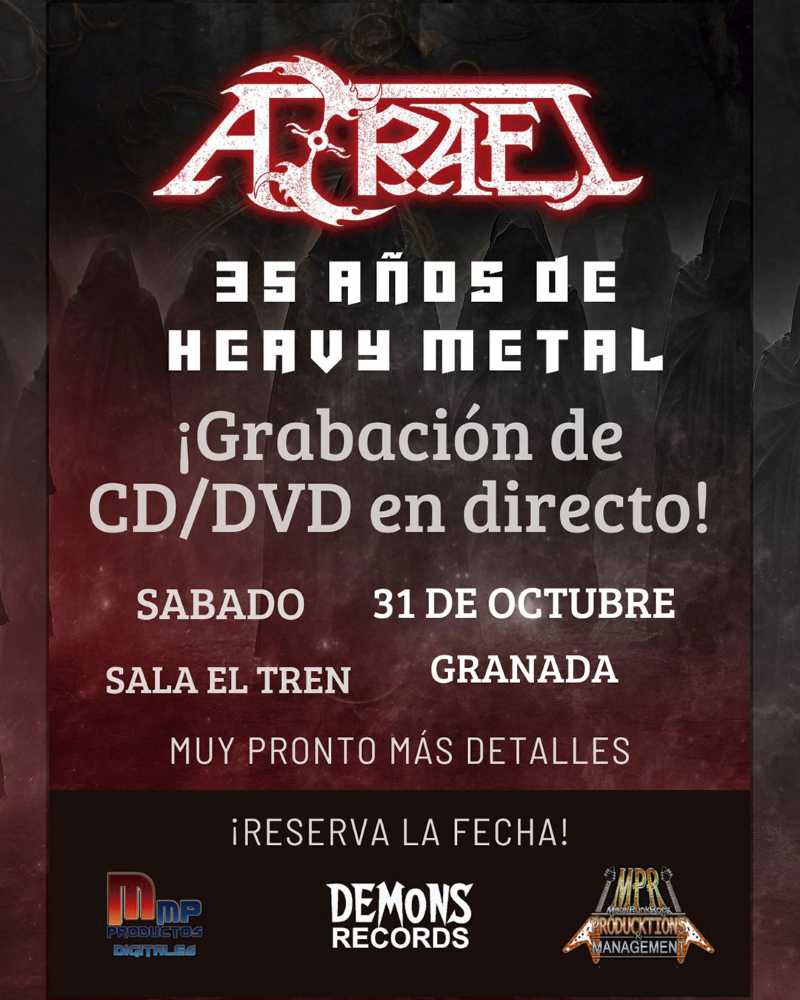 Concierto de 35 aniversario de Azrael en Granada