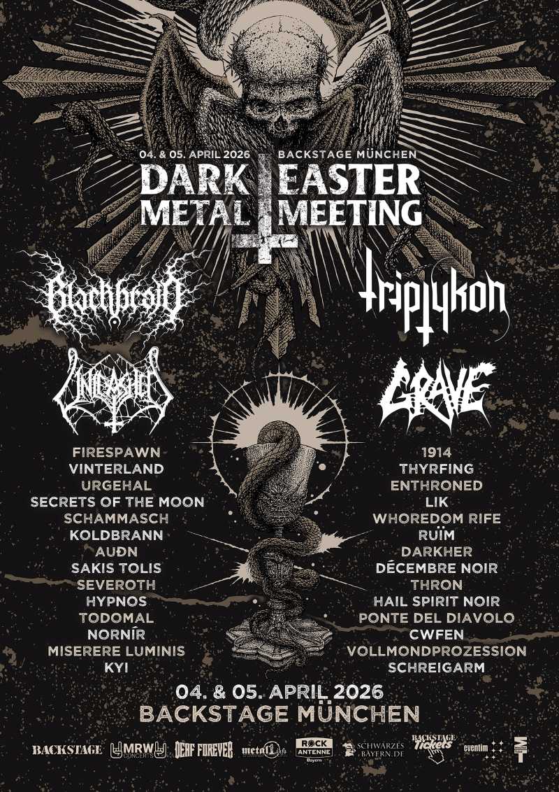 Actualizamos el cartel del Dark Easter Metal Meeting 2026