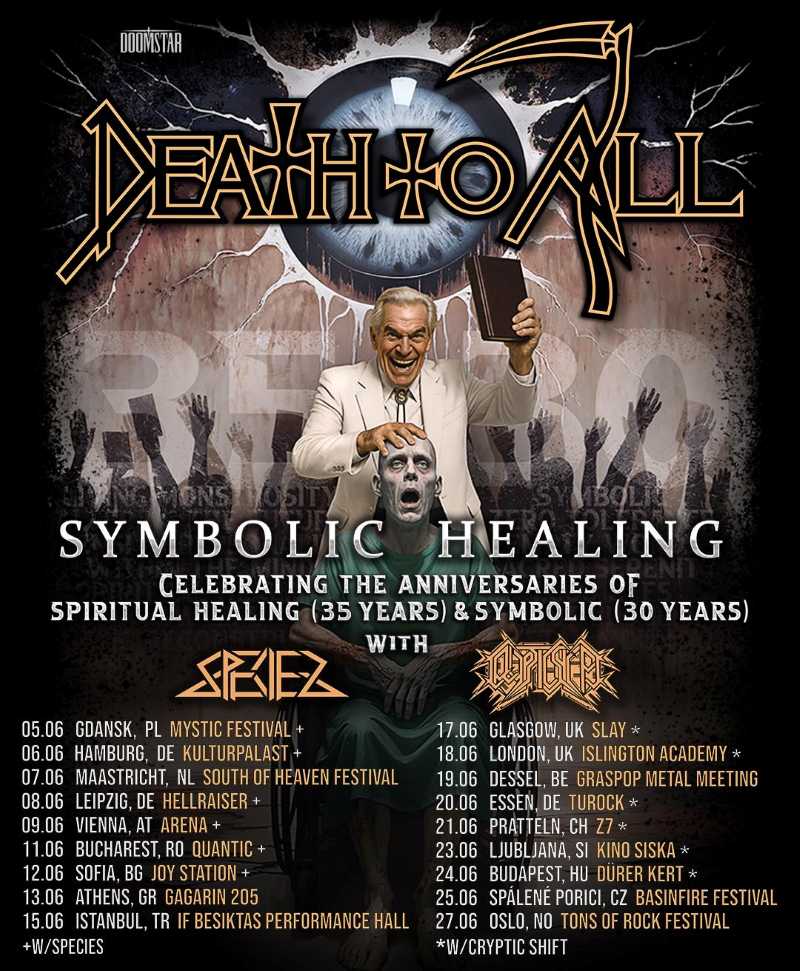 Death To All presenta la parte europea de su “Symbolic Healing European Tour 2026”