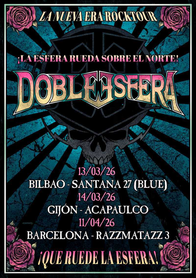 Recordatorio de la fechas de gira de Doble Esfera