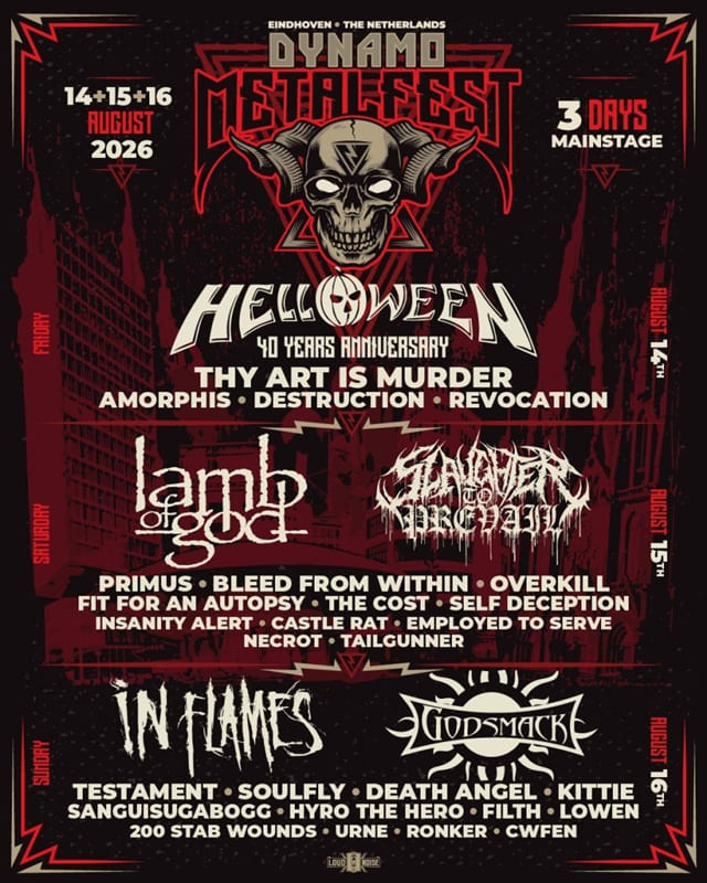 ¡Nueva edición del Dynamo Metal Fest en Agosto con un cartel potente y repleto de sorpresas!
