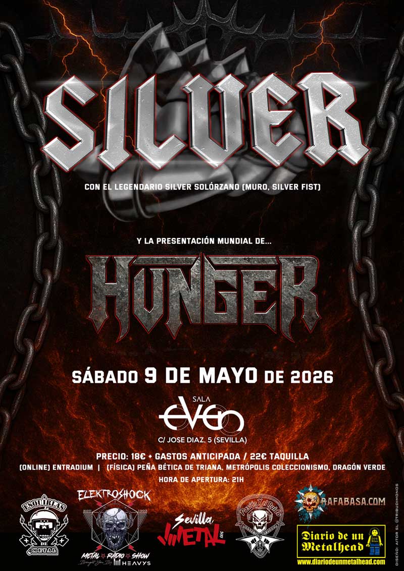La leyenda nacional Silver anuncia un show en Sevilla junto a Hunger
