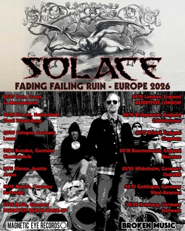 Solace viajan a Europa para ofrecer un nuevo tour en mayo de 2026