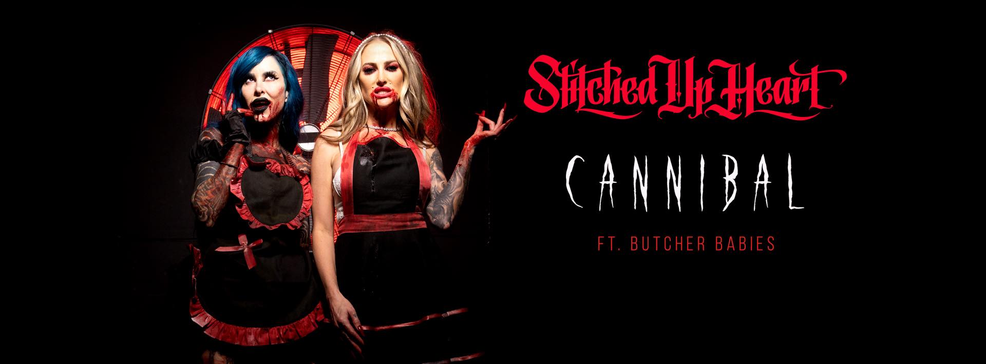 Stitched Up Heart nos presenta su nuevo single «Cannibal» con la colaboración de Heidi Shepherd (Butcher Babies)