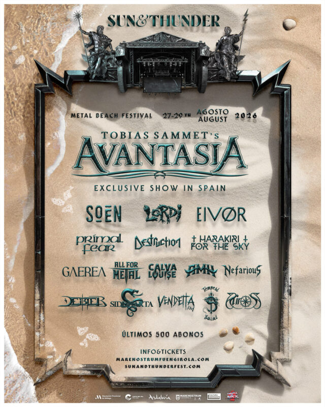 ¡El festival andaluz Sun & Thunder confirma a Soen y cierra el cartel con varias sorpresas!