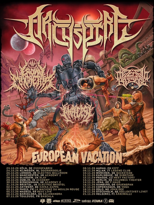 Fechas del tour europeo de Archspire