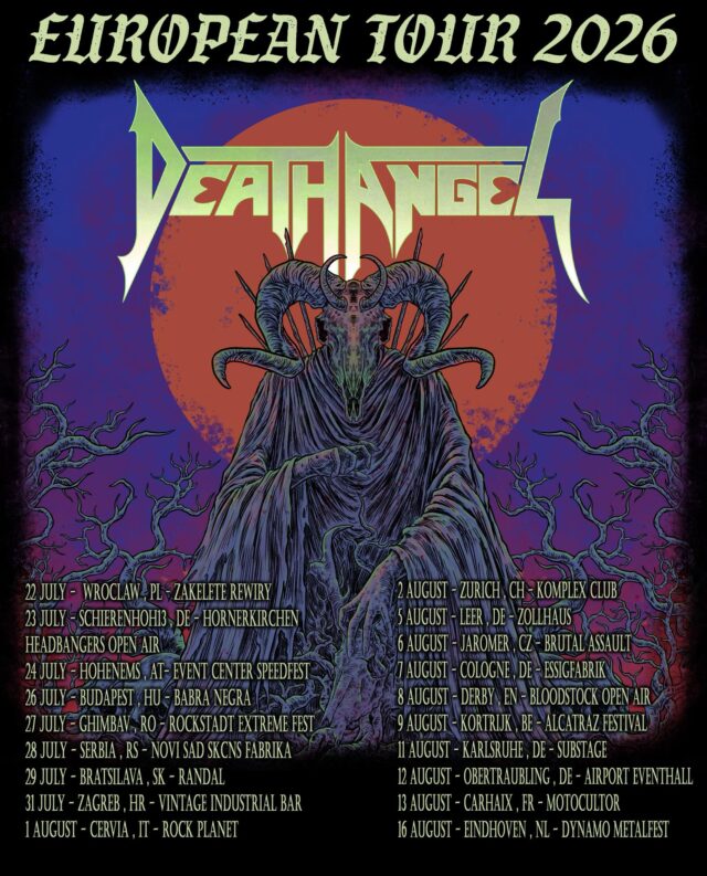 Tour europeo de verano de Death Angel