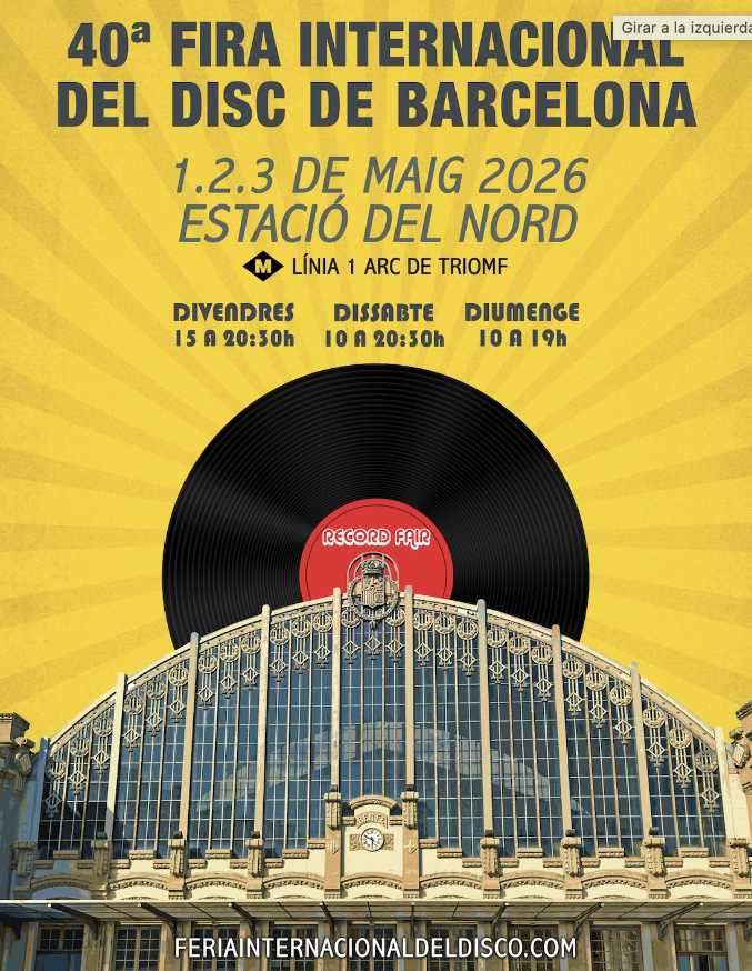Ediciones de la Feria Internacional del Disco de Barcelona, Madrid y Bilbao en 2026