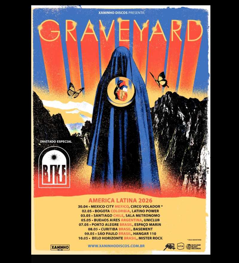 Fechas de la gira americana de los suecos Graveyard