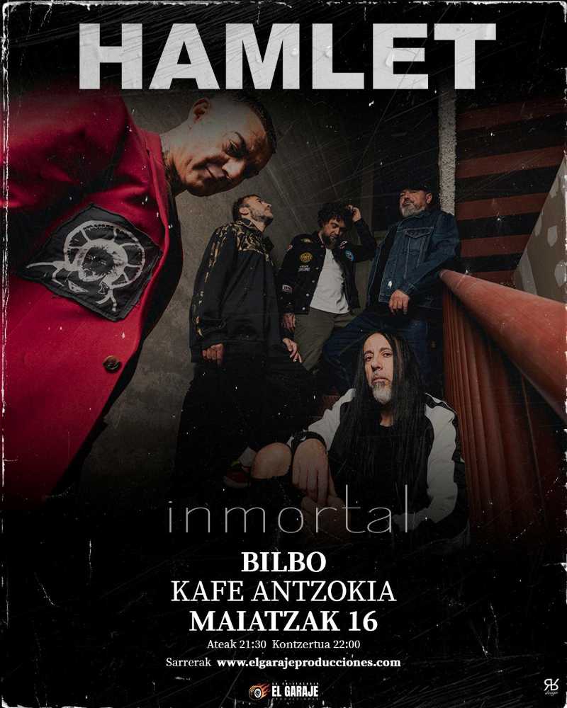 Hamlet en Bilbao el próximo 16 de mayo