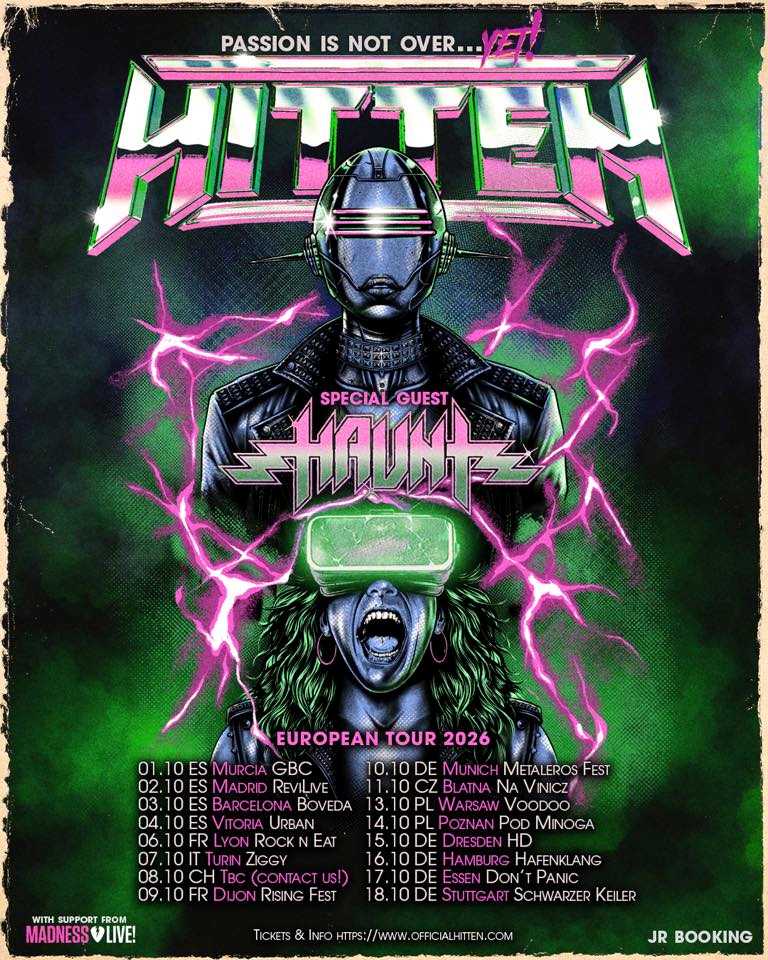 Hitten sigue completando fechas de su gira «Passion Is Not Over… Yet!»