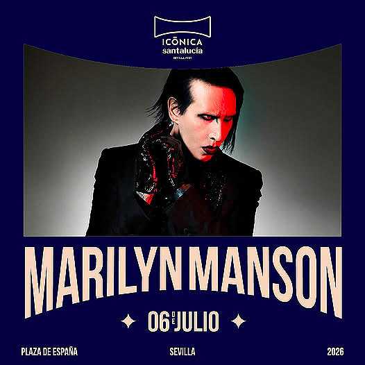 Marilyn Manson en Icónica Fest 2026 de Sevilla
