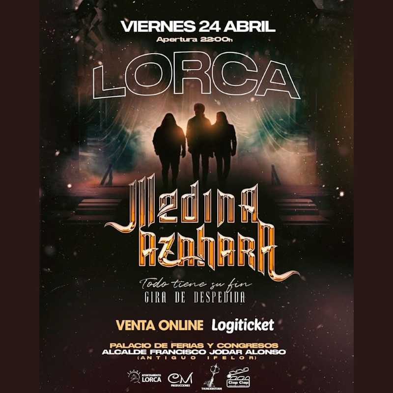 El 24 de abril, Medina Azahara actuará en Lorca con su gira de despedida