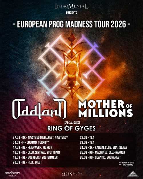Gira conjunta de los finlandeses Oddland y los helenos Mother Of Millions
