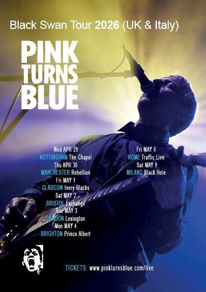 Pink Turns Blue en gira por Reino Unido e Italia