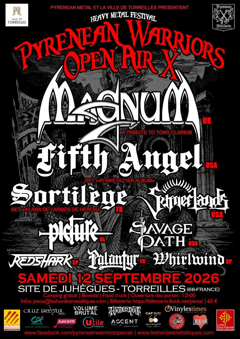 Se completa el cartel del Pyrenean Warriors Open Air 2026