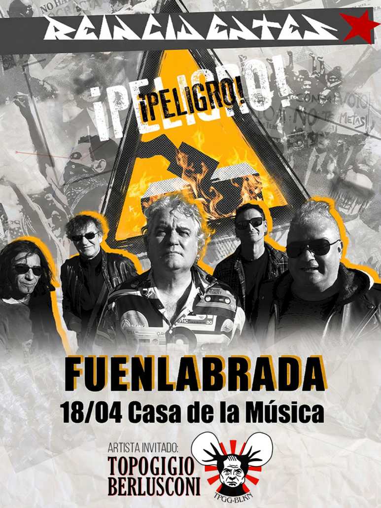 Reincidentes este sábado 18 de abril en Fuenlabrada