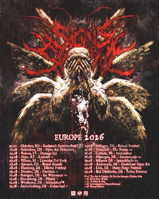 La banda estadounidense Signs of the Swarm ha anunciado sus conciertos en Europa