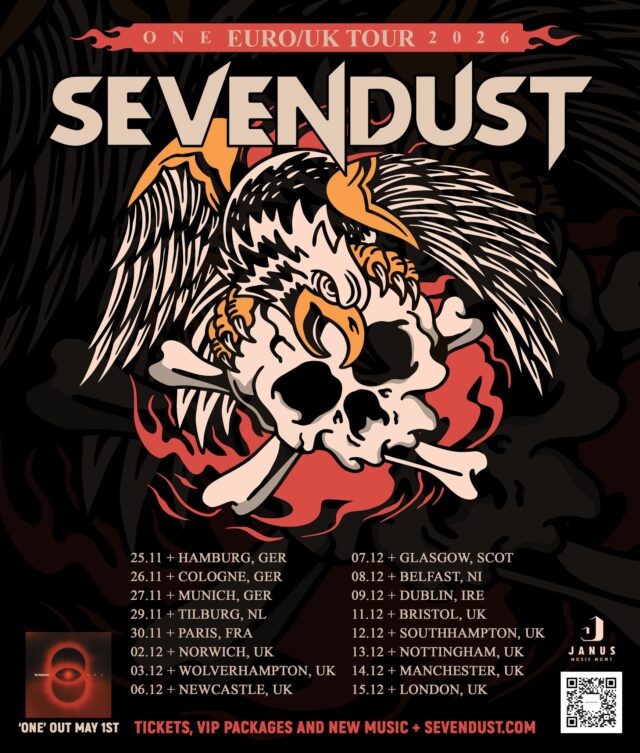 Fechas del tour europeo de Sevendust