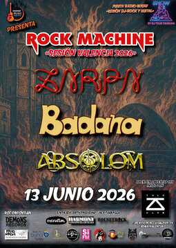 Zarpa y Absolom juntos en concierto en Valencia y Leganés (Madrid)
