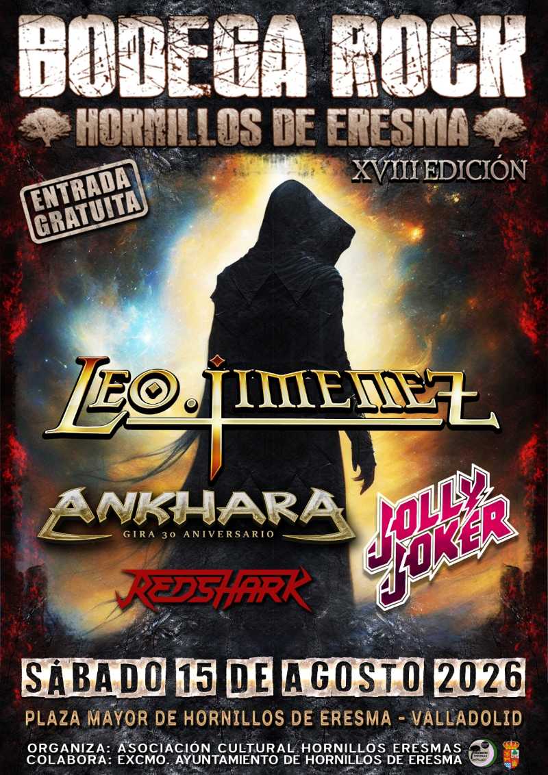 Publicado el cartel del Bodega Rock 2026 de Valladolid
