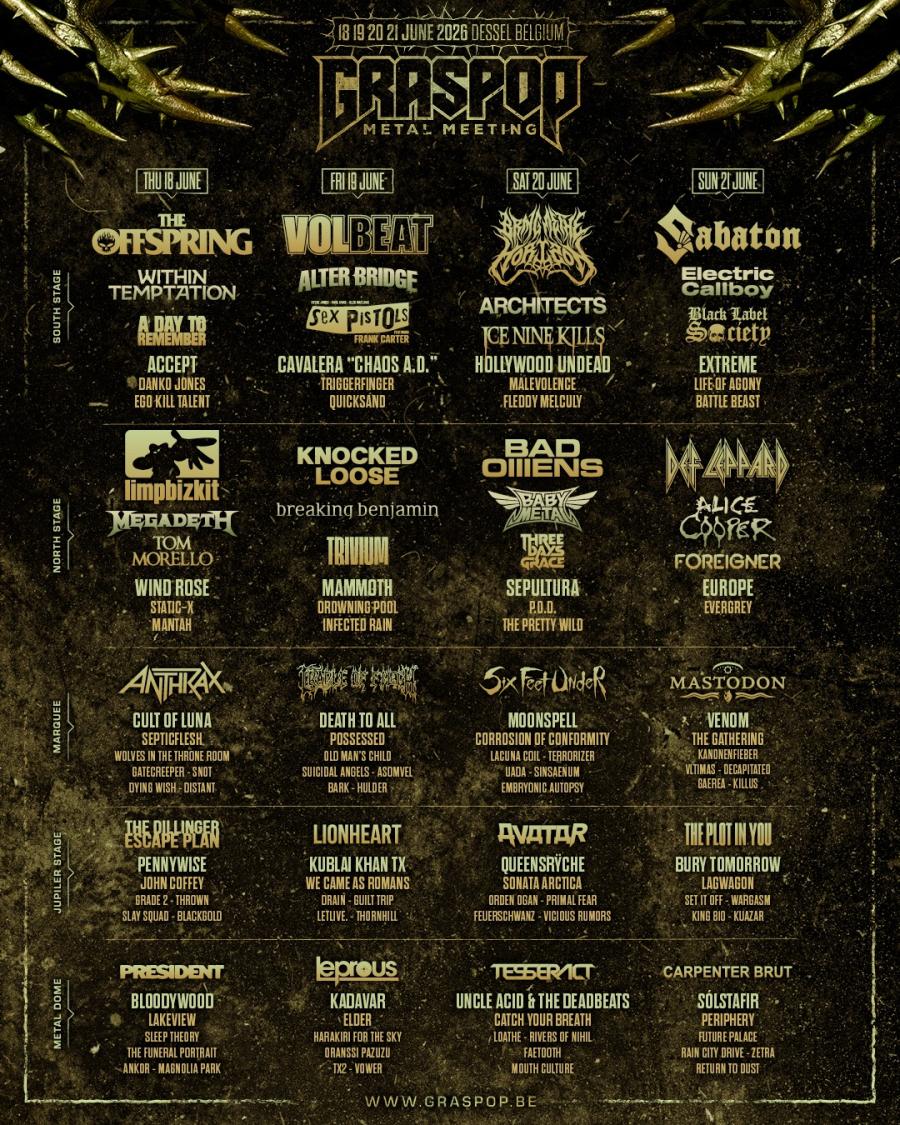 Video resumen del Graspop Metal Meeting 2026