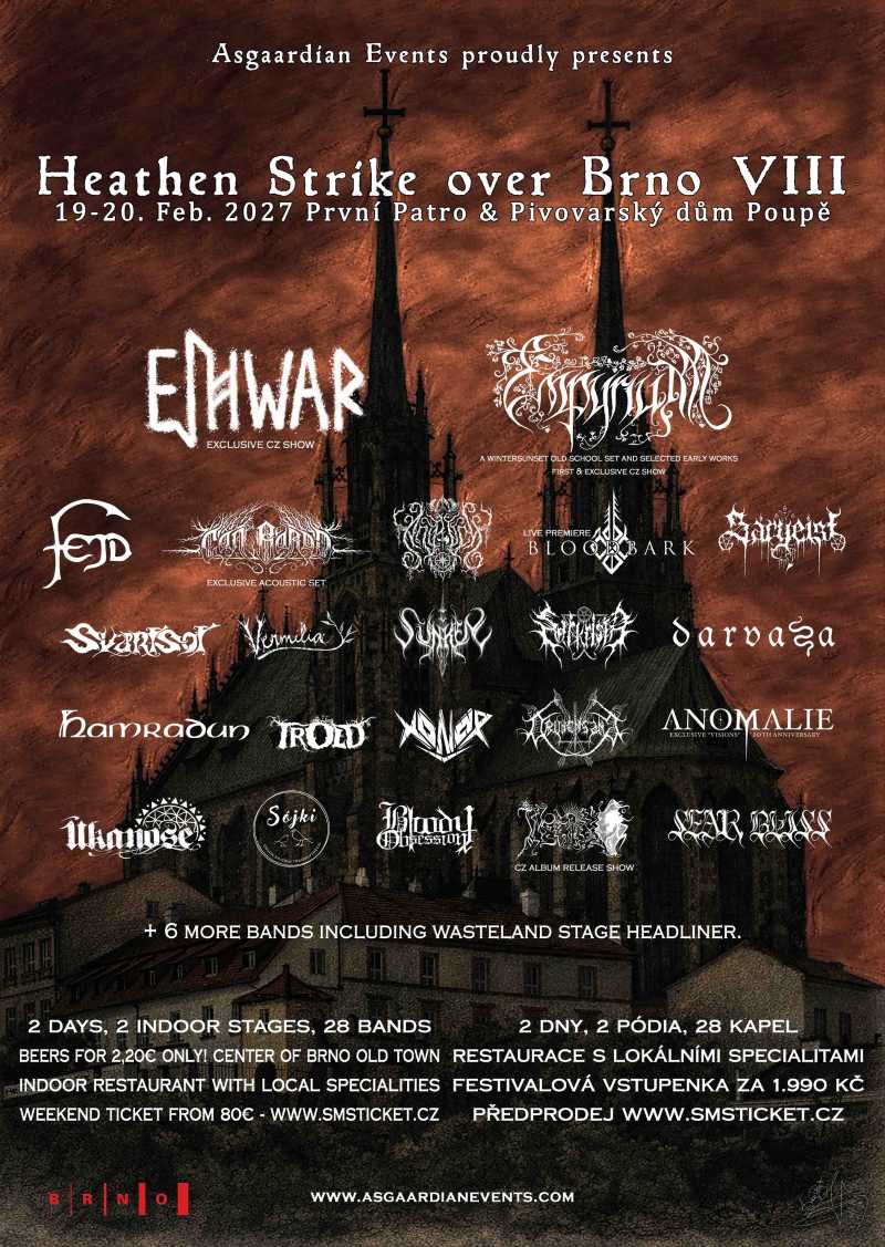 Confirmaciones del Heathen Strike Over Brno de República Checa