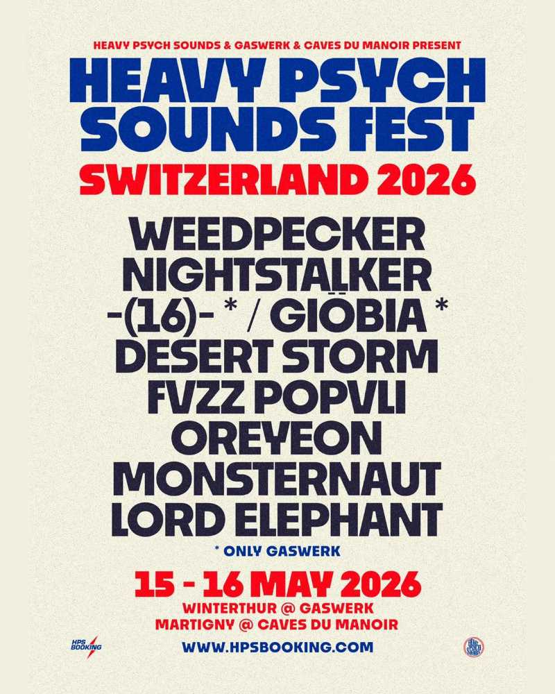 El próximo fin de semana el Heavy Psych Sounds Fest Switzerland