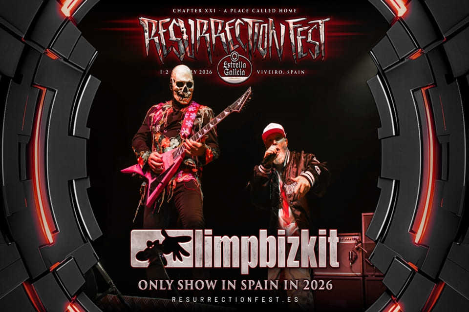 El Resurrection Fest Estrella Galicia 2026 confirma su primer cabeza de cartel, ¡Limp Bizkit!