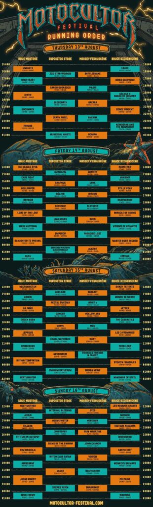 Motocultor Festival 2026 horarios Motocultor Festival 2026 horarios