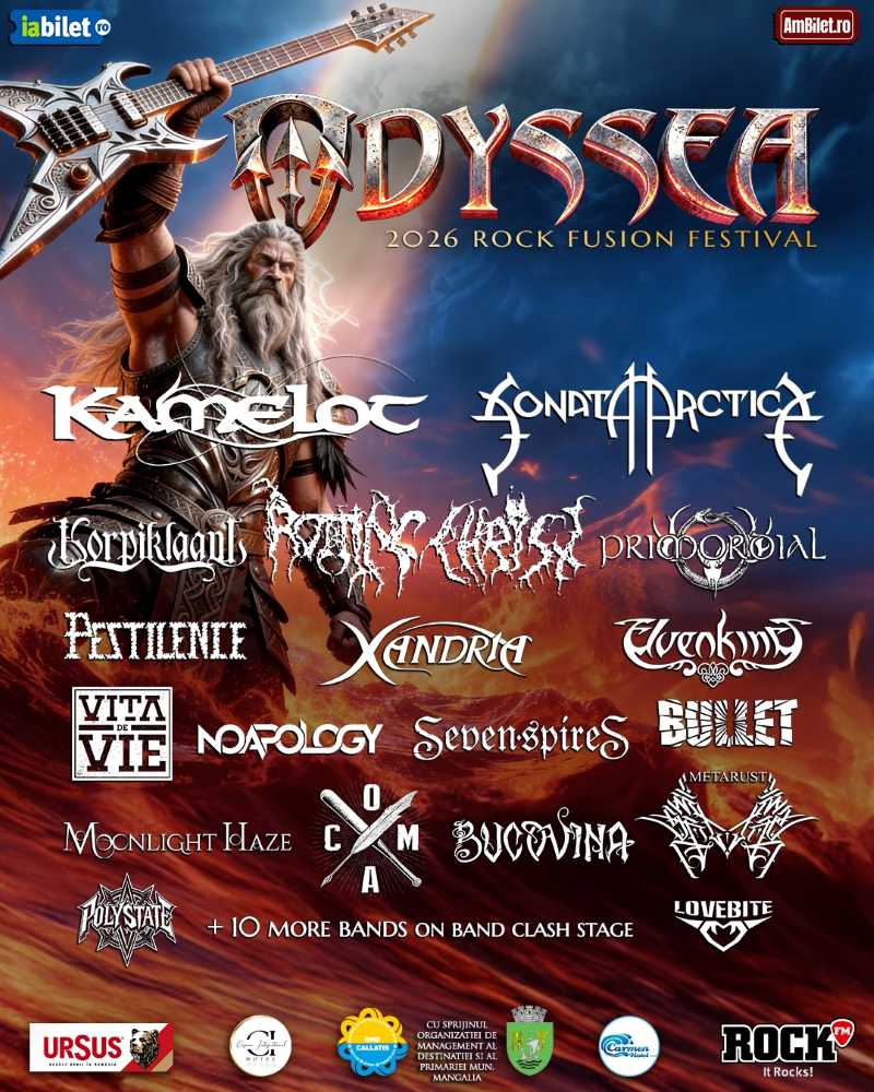 Odyssea Rock Fusion Festival 2026, otro festival que nos llega de Rumania