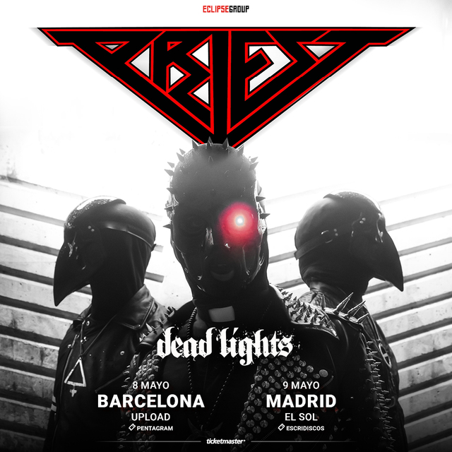 Priest y Dead Lights descargarán en mayo una tormenta de vanguardia electrónica y synthwave en España