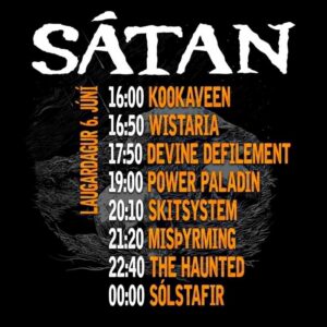 Satan Festival 2026 - sábado 6 de junio Satan Festival 2026 - sábado 6 de junio