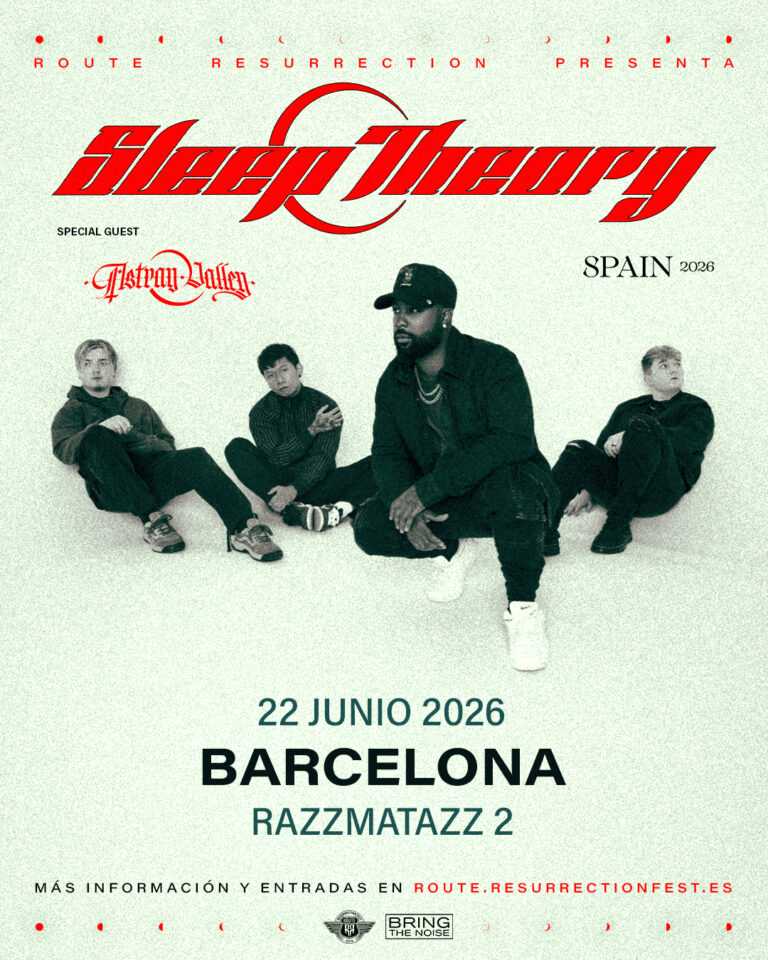 Sleep Theory visitarán Barcelona el próximo 22 de junio