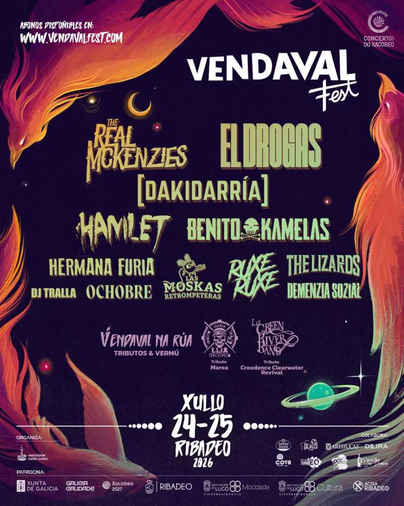 Información del Vendaval Fest 2016 de Ribadeo