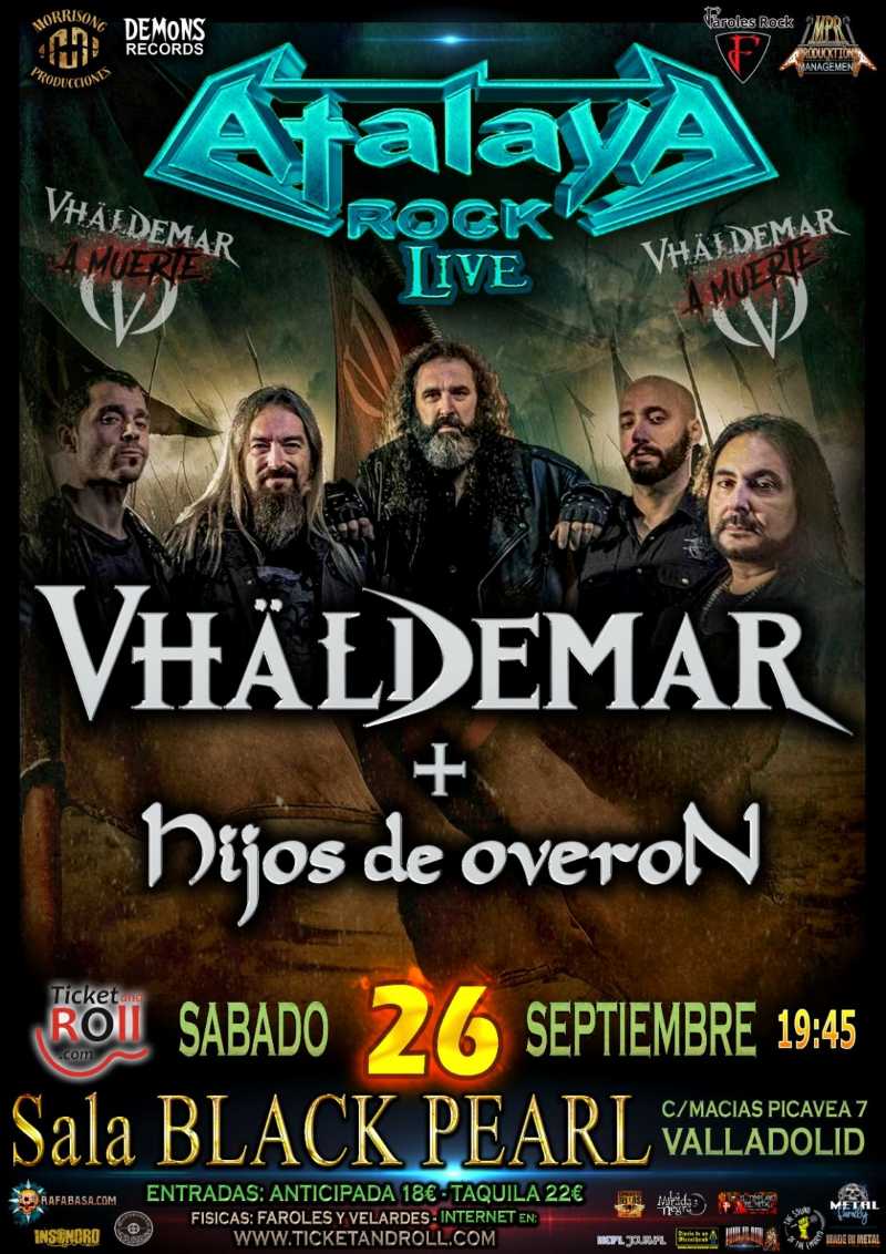 Vhäldemar en el segundo concierto del Atalaya Rock Live en Valladolid