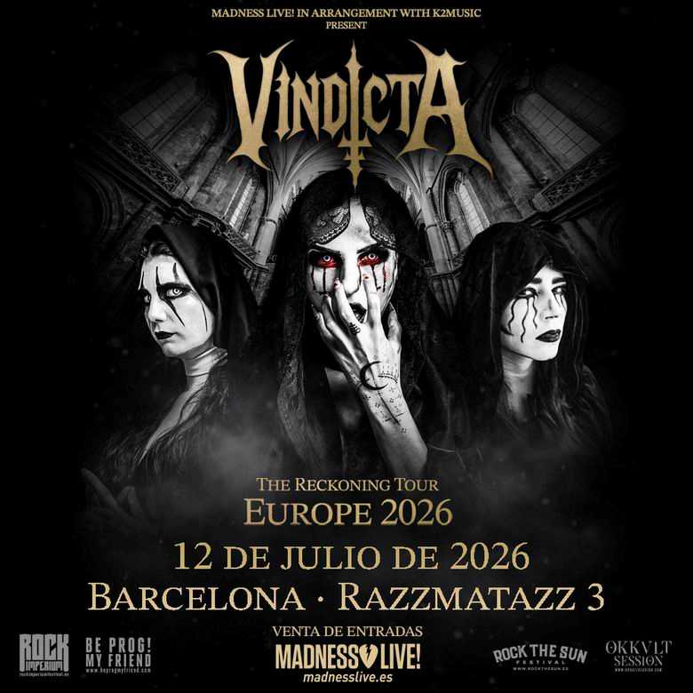 Concierto único de Vindicta en Barcelona el 12 de julio