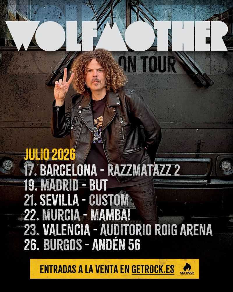 Gira española de Wolfmother en julio
