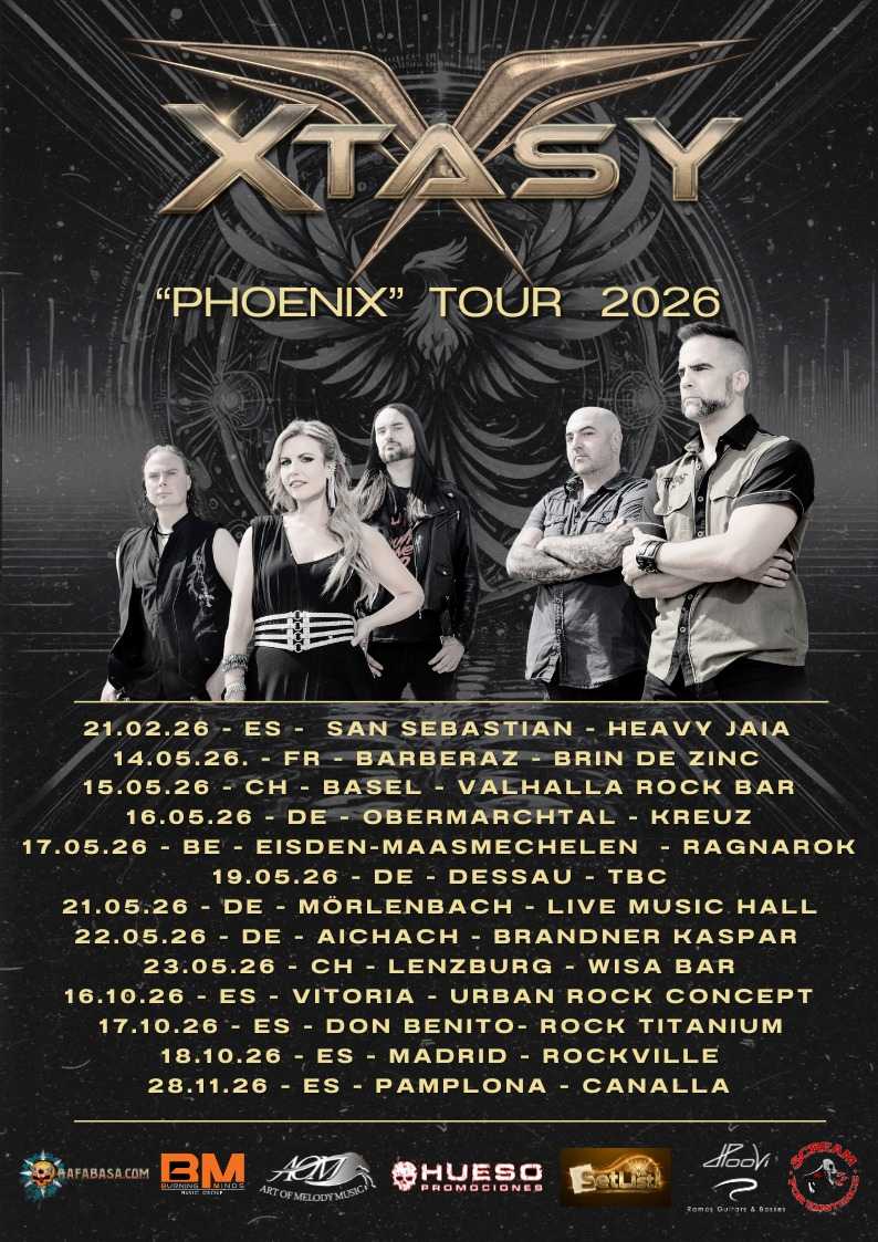 Xtasy arranca hoy en Francia su tour europeo «Phoenix Tour 2026»