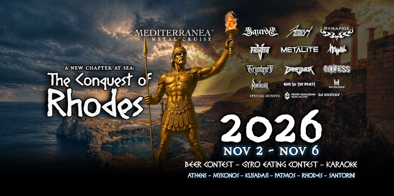 Detalles del Mediterranea Metal Cruise 2026