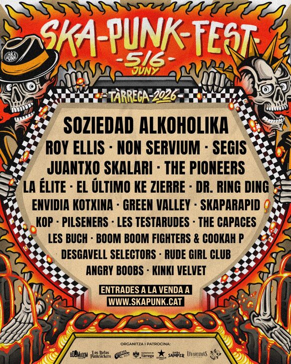 Soziedad Alkoholika y Segismundo Toxicómano, dos potentes actractivos para una nueva edición del SkaPunk Fest.
