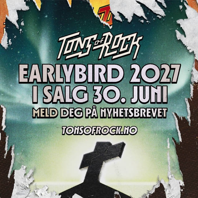 ¡El Tons of Rock noruego pone a la venta los primeros abonos para su próxima edición en 2027!