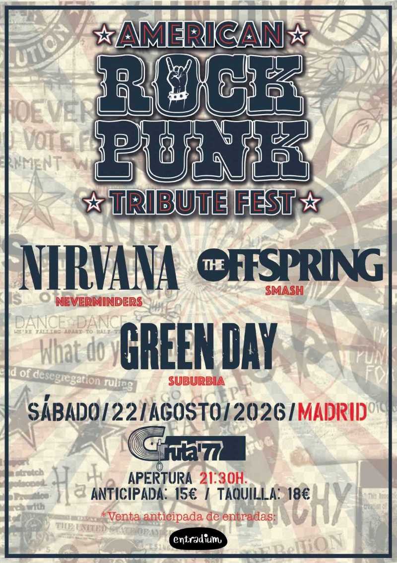 Vuelve el American Rock Punk a Madrid, el 22 de agosto en Gruta 77