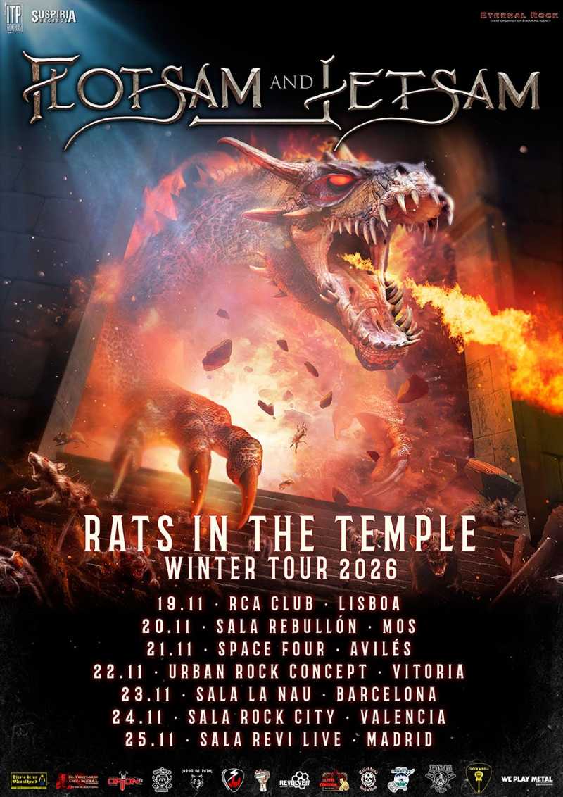 Anuncio de seis fechas del tour de Flotsan and Jetsam en noviembre